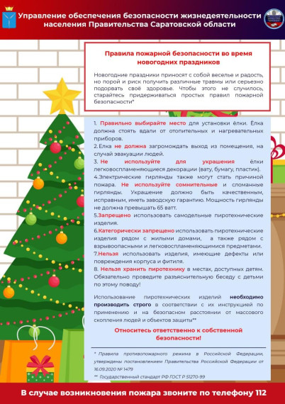 Пожарная безопасность во время новогодних праздников. Пожарная безопасность во время новогодних праздников.